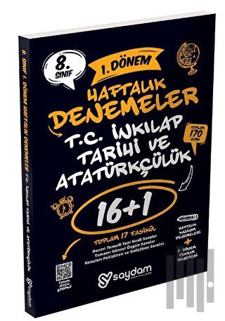 8. Sınıf LGS T.C. İnkılap Tarihi Ve Atatürkçülük 1. Dönem 16+1 Haftalı