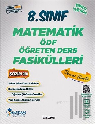 8. Sınıf Matematik ÖDF Öğreten Ders Fasikülleri | Kitap Ambarı