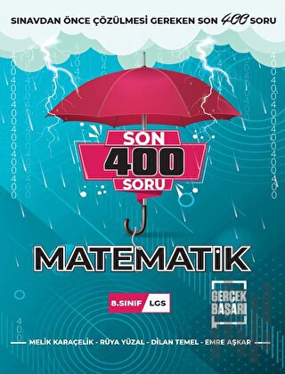 8. Sınıf Son 400 Soru Matematik Soru Bankası | Kitap Ambarı