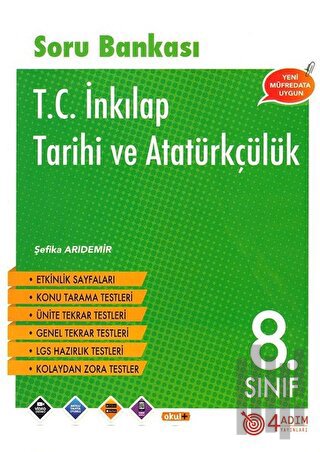 8. Sınıf T.C. İnkılap Tarihi ve Atatürkçülük Soru Bankası | Kitap Amba