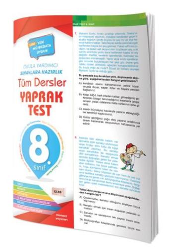 8. Sınıf Tüm Dersler Yaprak Test | Kitap Ambarı