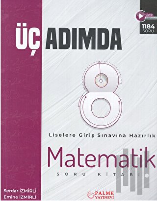 8. Sınıf Üç Adımda Matematik Soru Kitabı | Kitap Ambarı