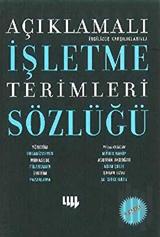 Açıklamalı İşletme Terimleri Sözlüğü | Kitap Ambarı