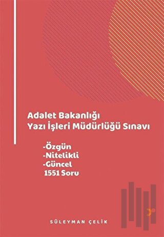 Adalet Bakanlığı Yazı İşleri Müdürlüğü Sınavı | Kitap Ambarı