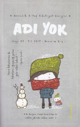 Adı Yok Dergisi - Sayı 87 | Kitap Ambarı