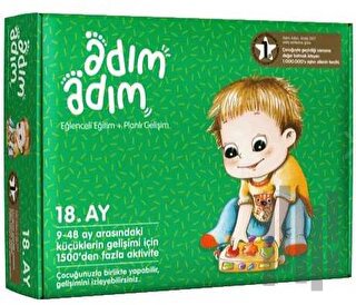 Adım Adım 18. Ay Bebek Eğitim Seti | Kitap Ambarı