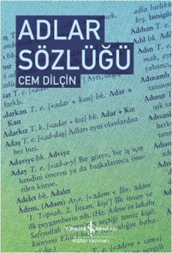 Adlar Sözlüğü (Ciltli) | Kitap Ambarı