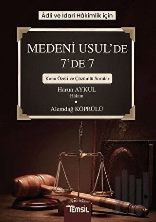 Adli ve İdari Hakimlik İçin Medeni Usul’de 7’de 7 | Kitap Ambarı