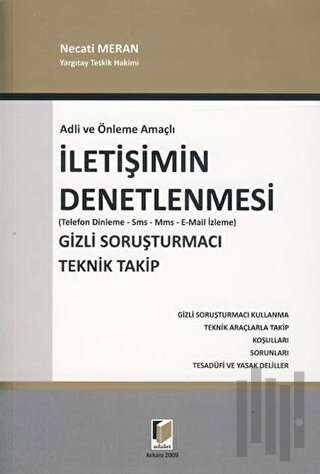 Adli ve Önleme Amaçlı İletişimin Denetlenmesi | Kitap Ambarı