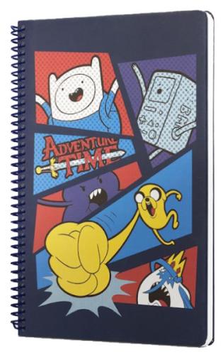 Adventure Time Spiralli Defter Lacivert | Kitap Ambarı