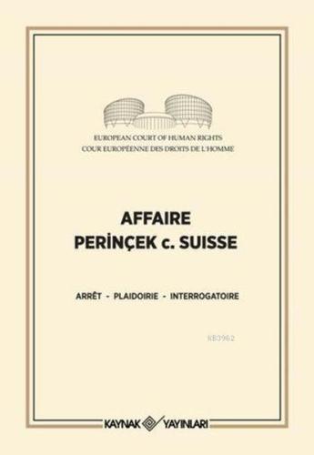 Affaire Perinçek c. Suisse | Kitap Ambarı