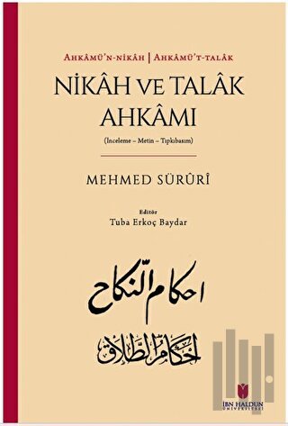 Ahkamü'n-nikah Ahkamü't-talak Nikah ve Talak Ahkamı | Kitap Ambarı