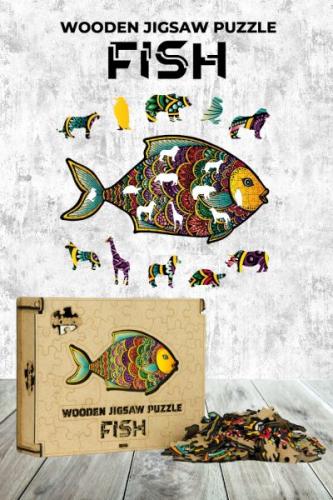 Ahşap Puzzle - Fish (182 parça) | Kitap Ambarı