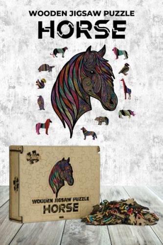 Ahşap Puzzle - Horse (170 parça) | Kitap Ambarı