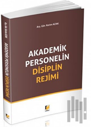 Akademik Personelin Disiplin Rejimi | Kitap Ambarı