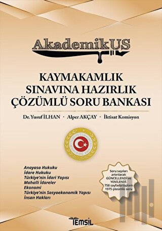 AkademikUs - Kaymakamlık Sınavına Hazırlık Çözümlü Soru Bankası | Kita