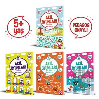 Akıl Oyunları Serisi (5+ Yaş) (4 Kitap Takım) | Kitap Ambarı