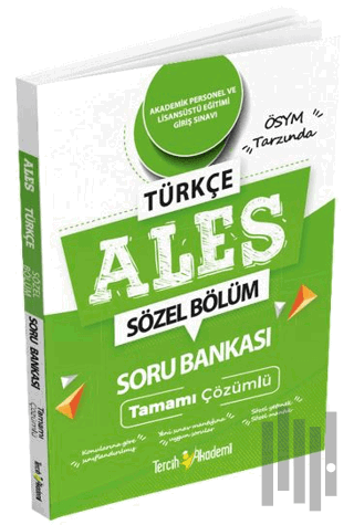 ALES Türkçe Tamamı Çözümlü Soru Bankası | Kitap Ambarı