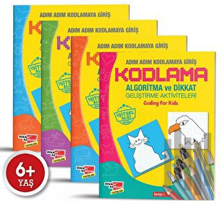 Algoritma Temelli Adım Adım Kodlama 4'lü Set | Kitap Ambarı