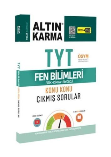 TYT Fen Bilimleri Fizik - Kimya - Biyoloji Konu Konu Çıkmış Sorular | 