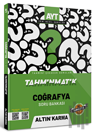 Altınkarma Tahminmatik AYT  Coğrafya  Soru Bankası | Kitap Ambarı