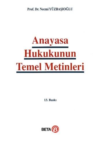 Anayasa Hukukunun Temel Metinleri | Kitap Ambarı