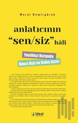 Anlatıcının Sen/Siz Hali | Kitap Ambarı