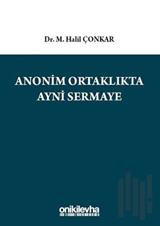 Anonim Ortaklıkta Ayni Sermaye (Ciltli) | Kitap Ambarı