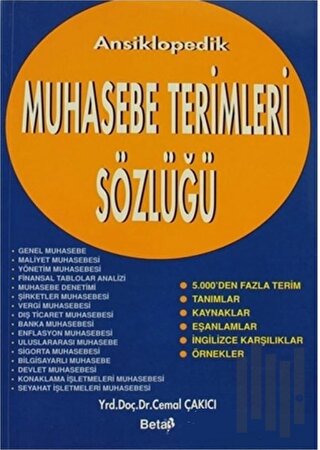 Ansiklopedik Muhasebe Terimleri Sözlüğü | Kitap Ambarı