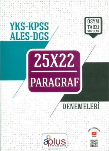 APlus YKS KPSS ALES DGS Paragraf 25x22 Denemeleri (Yeni) | Kitap Ambar