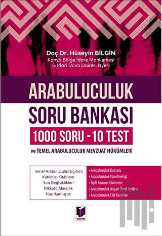 Arabuluculuk Soru Bankası (1000 Soru - 10 Test) ve Arabuluculuk Mevzua