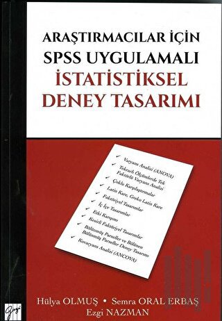 Araştırmacılar İçin SPSS Uygulamalı İstatistiksel Deney Tasarımı | Kit