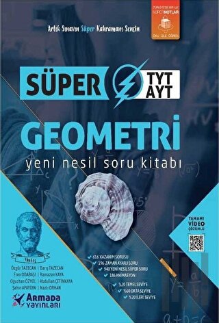 Armada YKS TYT AYT Geometri Süper Soru Kitabı Yeni Nesil | Kitap Ambar