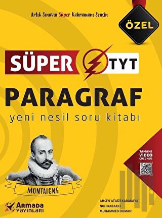 Armada YKS TYT Paragraf Süper Soru Kitabı | Kitap Ambarı