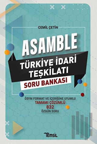 Asamble Türkiye İdari Taşkilatı Çözümlü Soru Bankası | Kitap Ambarı