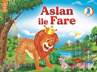 Aslan ile Fare - 3 Boyutlu Kitap | Kitap Ambarı