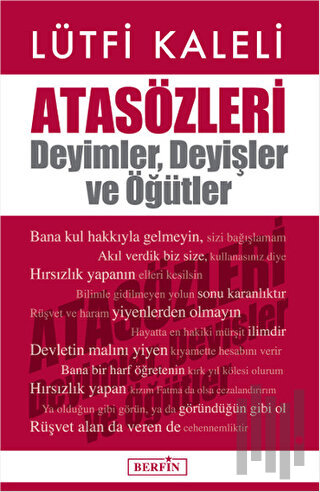 Atasözleri : Deyimler, Deyişler ve Öğütler | Kitap Ambarı