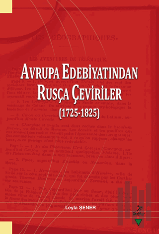 Avrupa Edebiyatından Rusça Çeviriler (1725-1825) | Kitap Ambarı