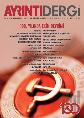 Ayrıntı Dergisi Sayı: 23 Ekim - Kasım 2017