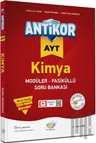 AYT Kimya Soru Bankası | Kitap Ambarı