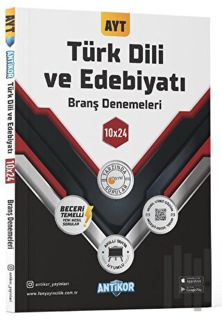 AYT Türk Dili ve Edebiyatı 10x24 Branş Denemeleri | Kitap Ambarı