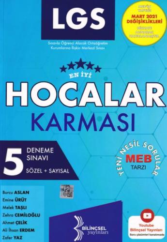 Bilinçsel LGS En İyi Hocalar Karması 5 Deneme | Kitap Ambarı