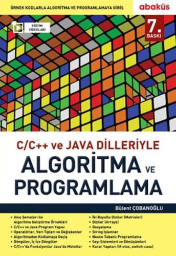 C/C ve Java Dilleriyle Algoritma ve Programlama | Kitap Ambarı