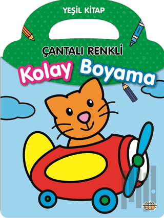 Çantalı Renkli Kolay Boyama- Yeşil Kitap | Kitap Ambarı