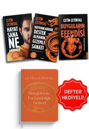 Çetin Çetintaş Kitap Seti Defter Hediyeli (3 Kitap) | Kitap Ambarı