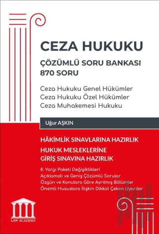 Ceza Hukuku Çözümlü Soru Bankası 870 Soru | Kitap Ambarı