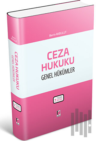 Ceza Hukuku Genel Hükümler (Ciltli) | Kitap Ambarı