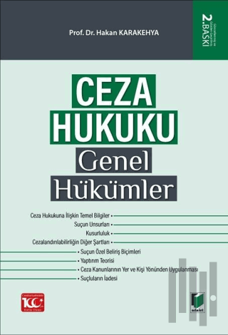 Ceza Hukuku Genel Hükümler (Ciltli) | Kitap Ambarı