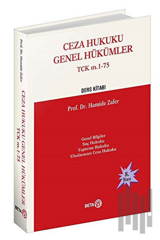 Ceza Hukuku Genel Hükümler TCK m. 1-75 | Kitap Ambarı