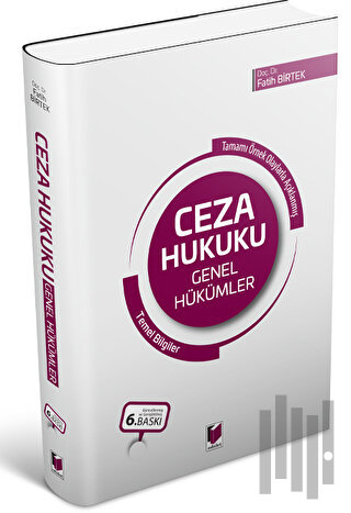 Ceza Hukuku Genel Hükümler | Kitap Ambarı